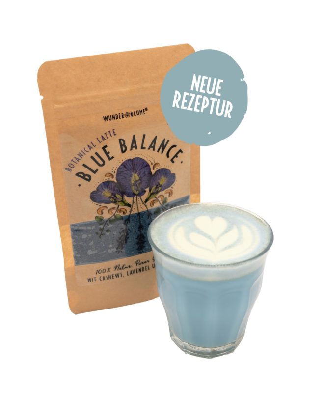 Blue Balance Latte-blaue spirulina-cashews-lavendel-weihrauch