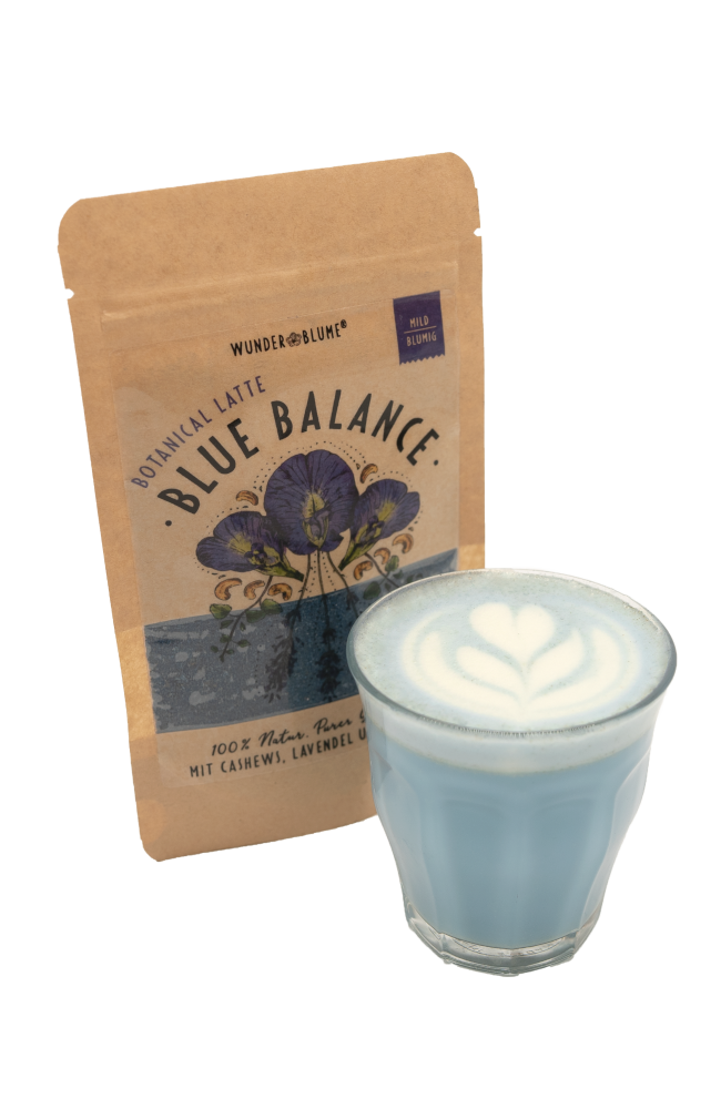 botanical-latte-cashews-lavendel-weihrauch Botanical Latte - Cashews, Lavendel, Weihrauch - Packung & Getränk
