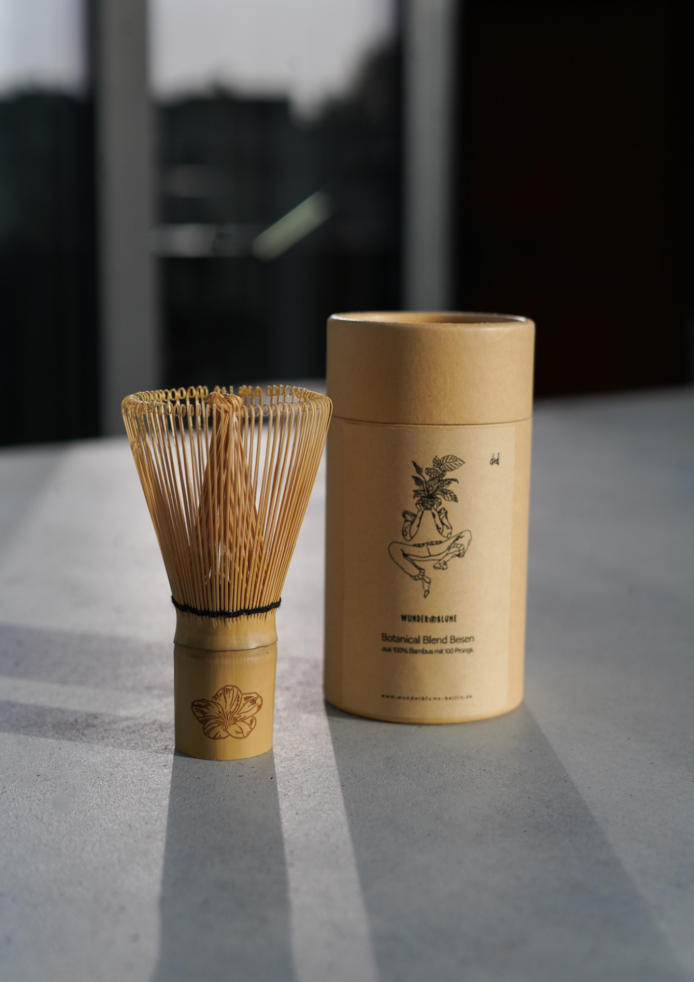 Wunderblume Botanical Blend Besen Schachtel Verpackung